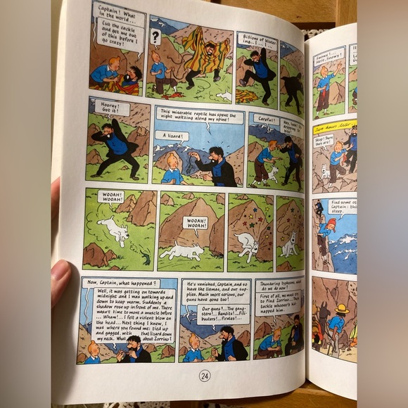 The Adventures of Tintin  - Prisoners of the Sun - Graphic Comic Book, Herge - Picture 9 of 17